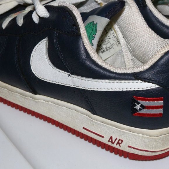 NIKE AIR FORCE 1 PUERTO RICO SHOES - YOUTH SIZE 6Y - Picture 3 of 16
